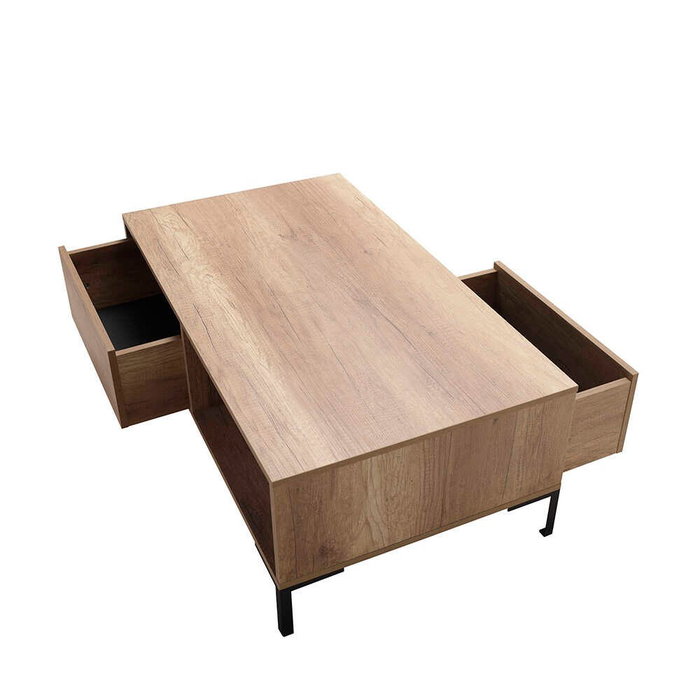 Hanah Home Mesa de centro Shp-665-Tt-1 en Nogal claro